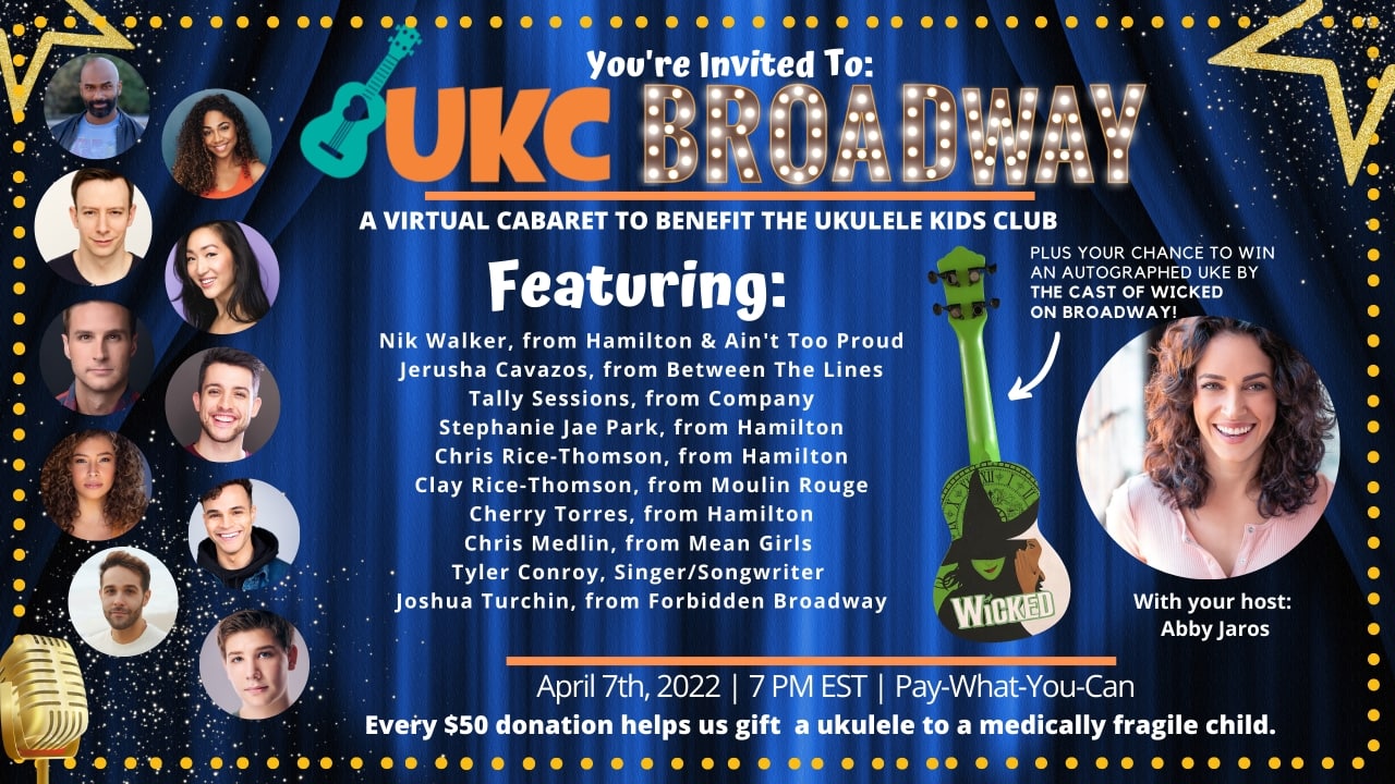UKC Broadway flyer includes a list of the performers and a photo of Abby Jaros