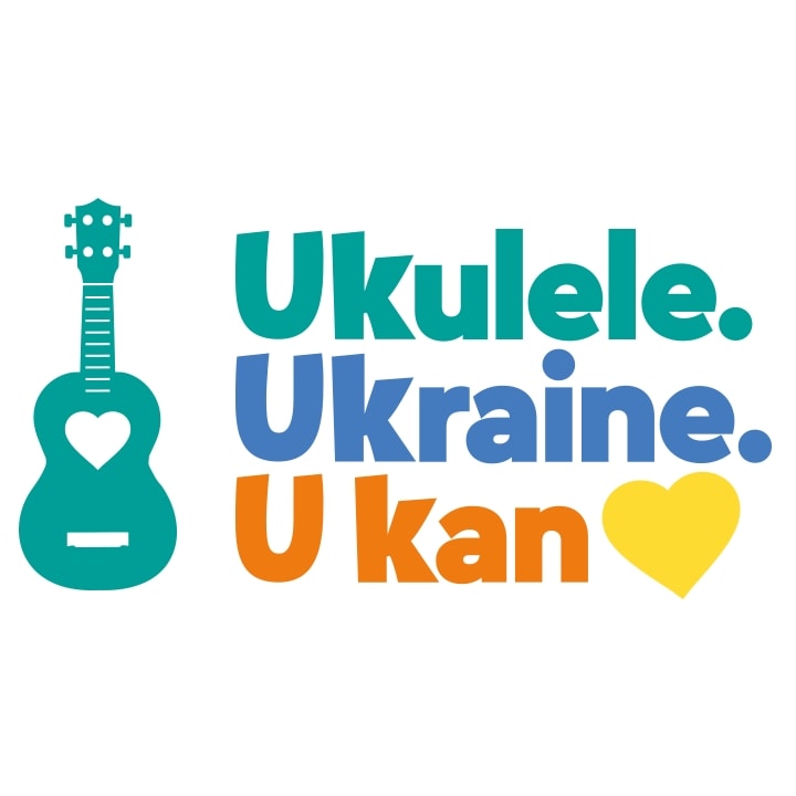 Ukuleles For Ukraine logo