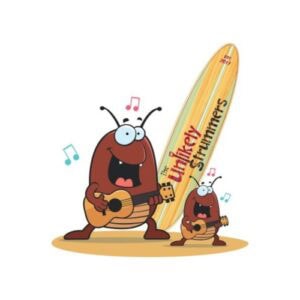The Unlikely Strummers logo