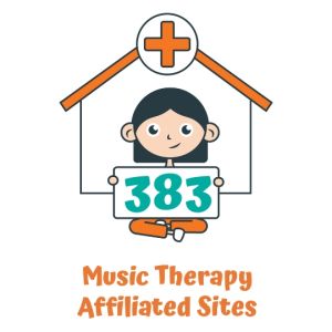 Clip art graphic of a child holding a sign that reads: "383 Kids received a uke in 2025"