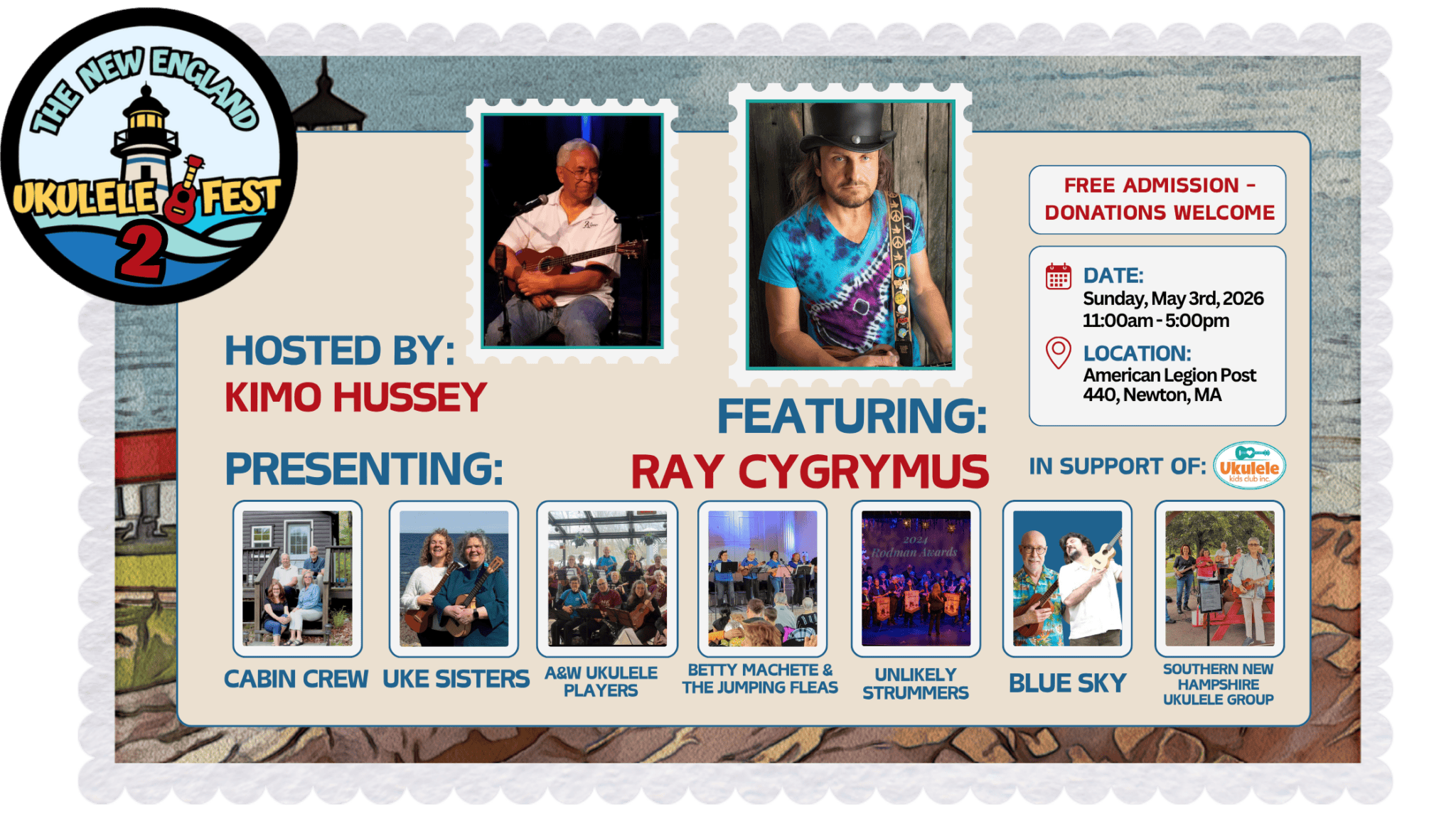 New England Ukulele Festival Lineup