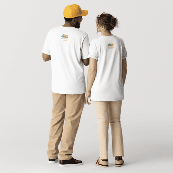 Rear view of the official l tee of the UKC 2026 Broadway Brunch.